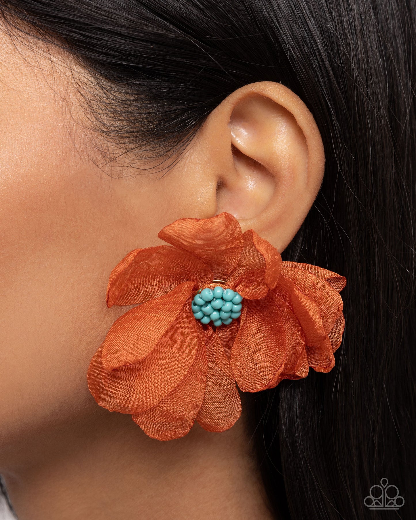 Part Of Your World - Orange Earrings