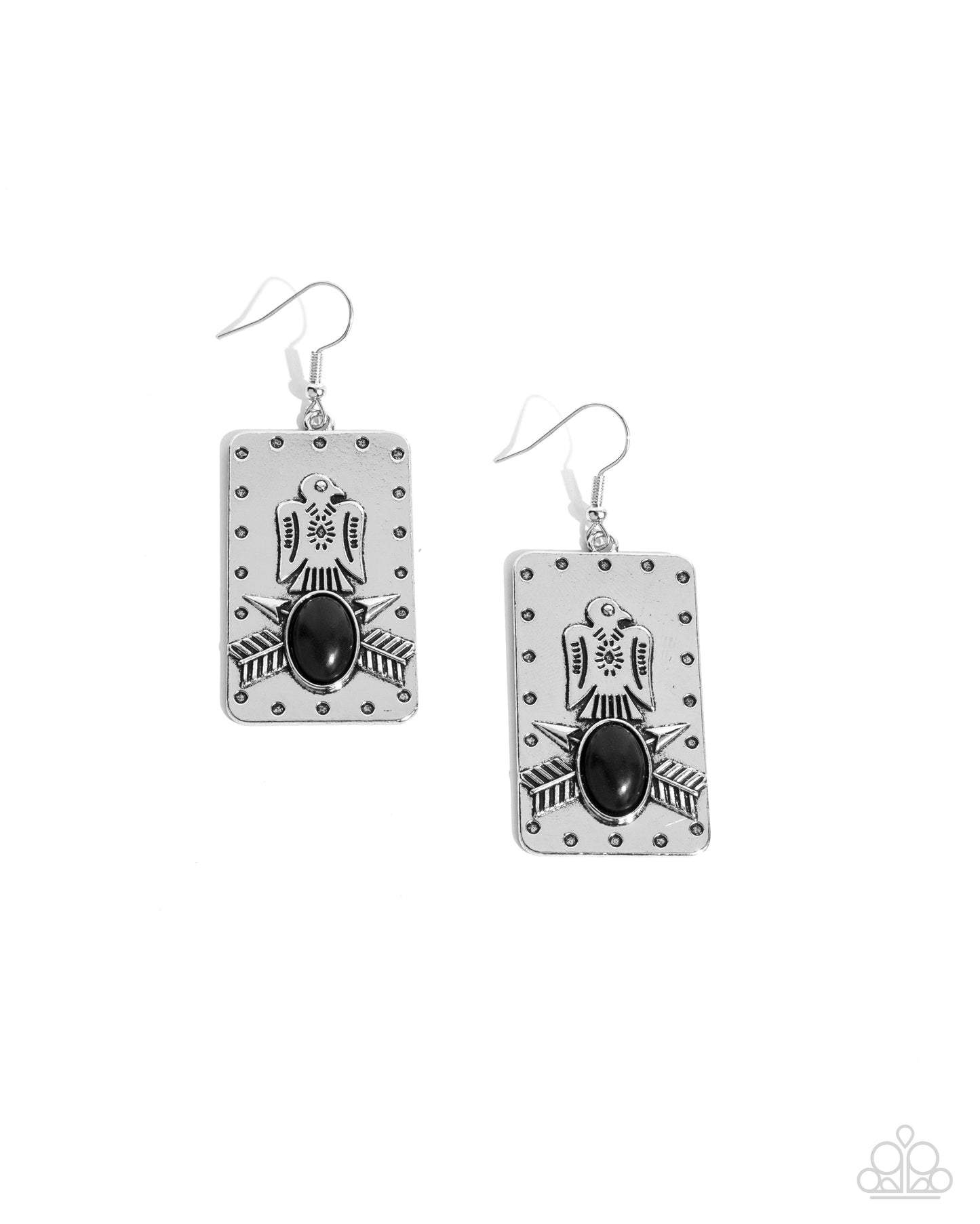 Invincible Icon - Black Earrings