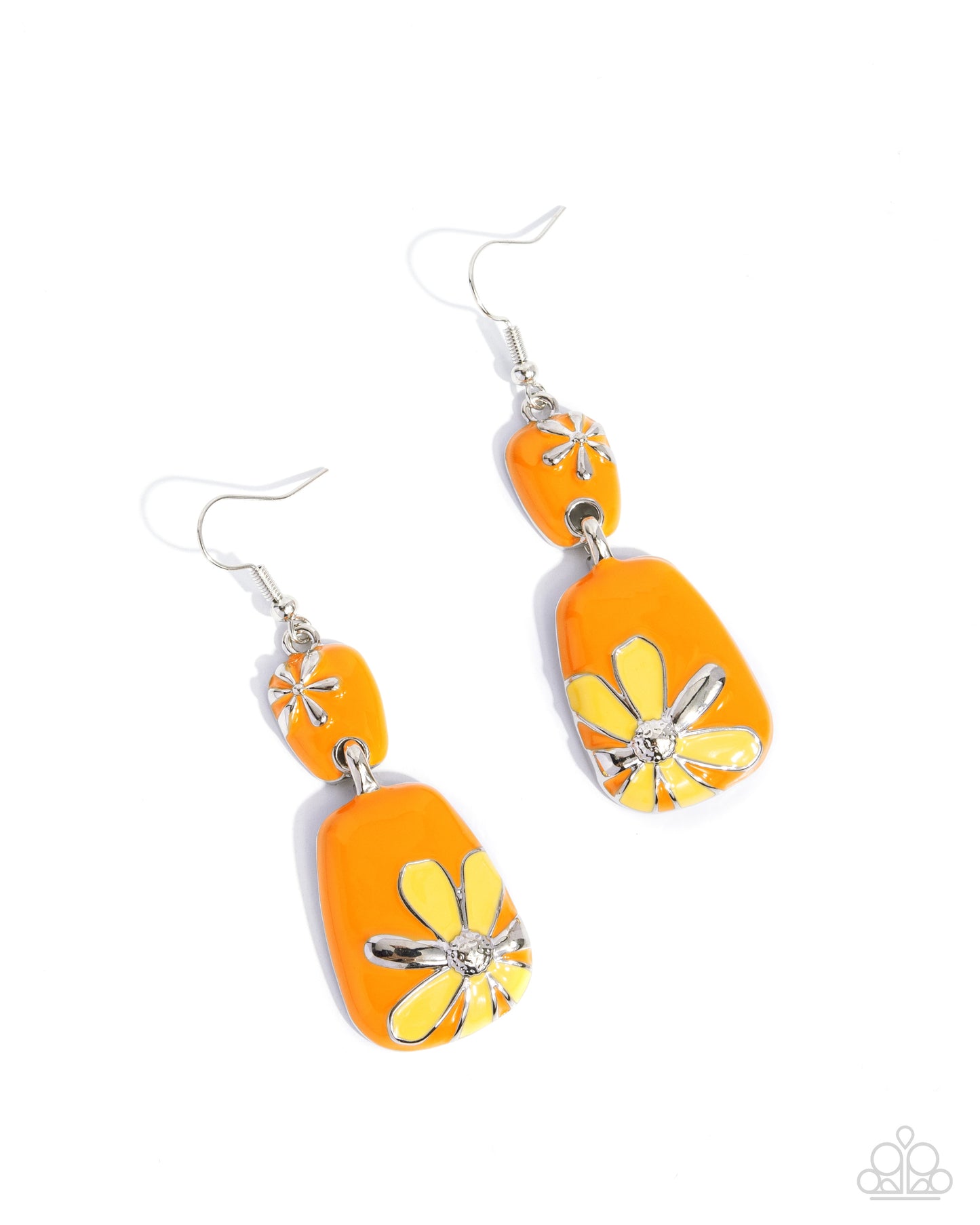 Floral Familia - Orange Earrings