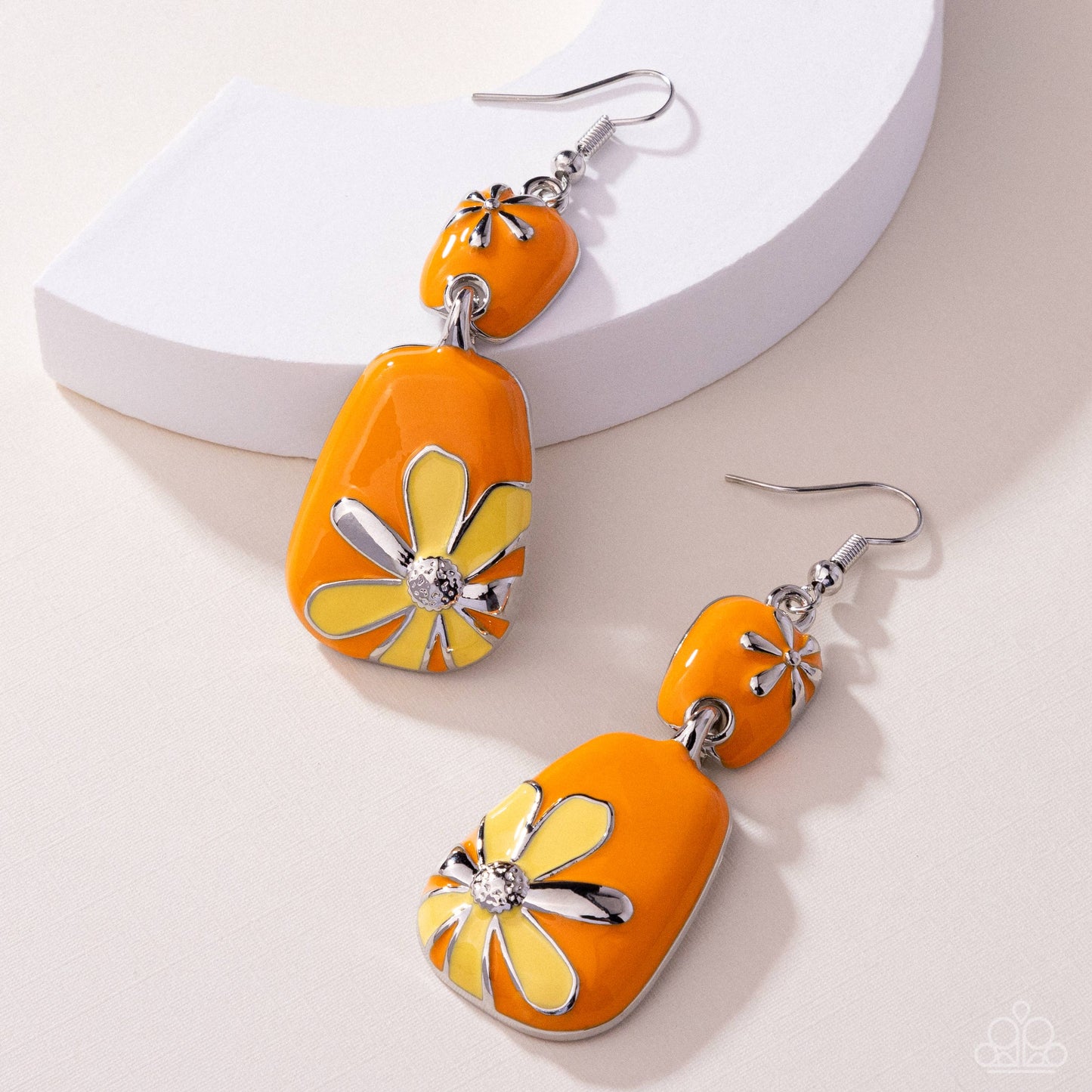 Floral Familia - Orange Earrings