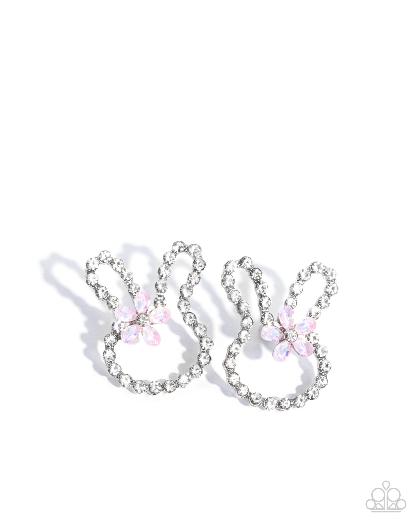 Bunny Backdrop - Pink Earrings