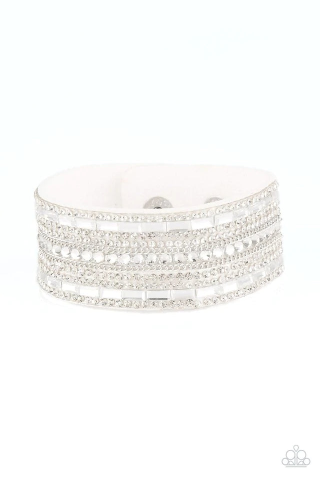 Rebel Radiance - White Bracelet
