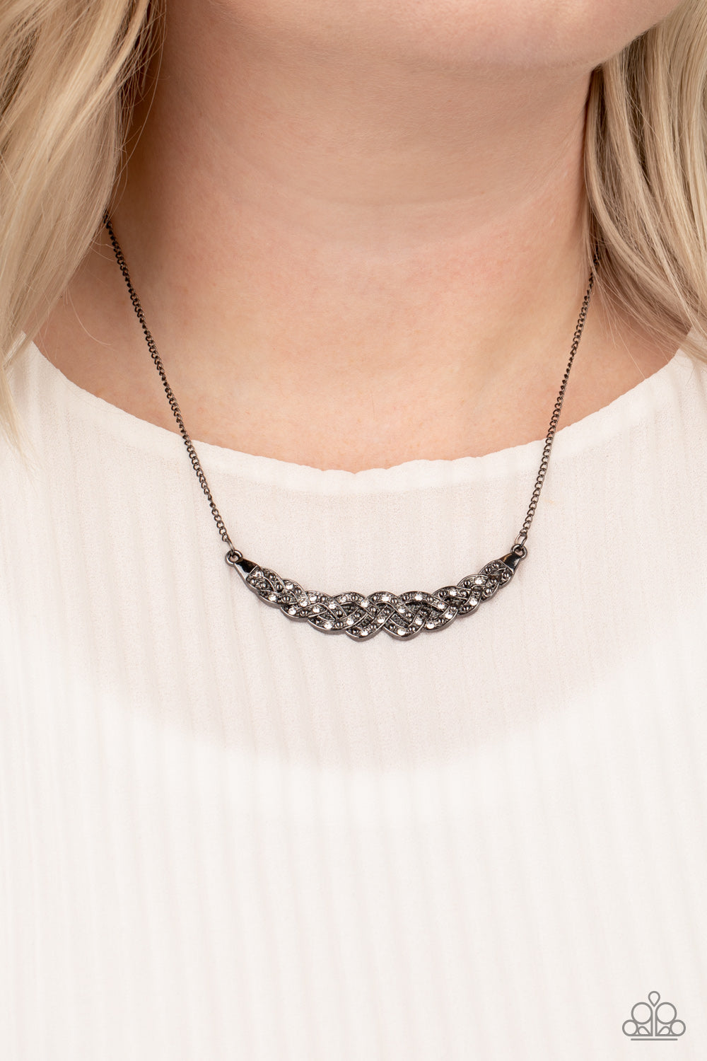 Whatever Floats Your YACHT - Black Necklace