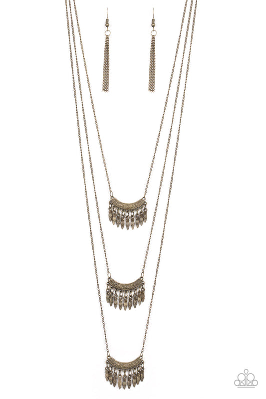 Seasonal Charm - Brass Necklace