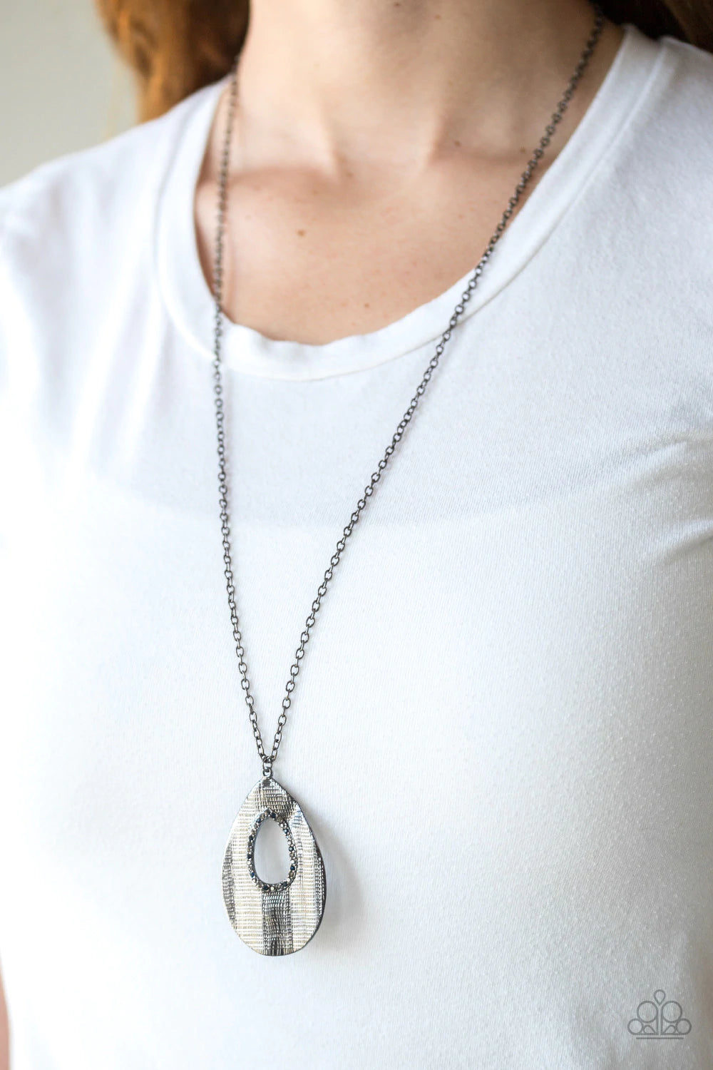 Stop, TEARDROP, and Roll - Multi Necklace