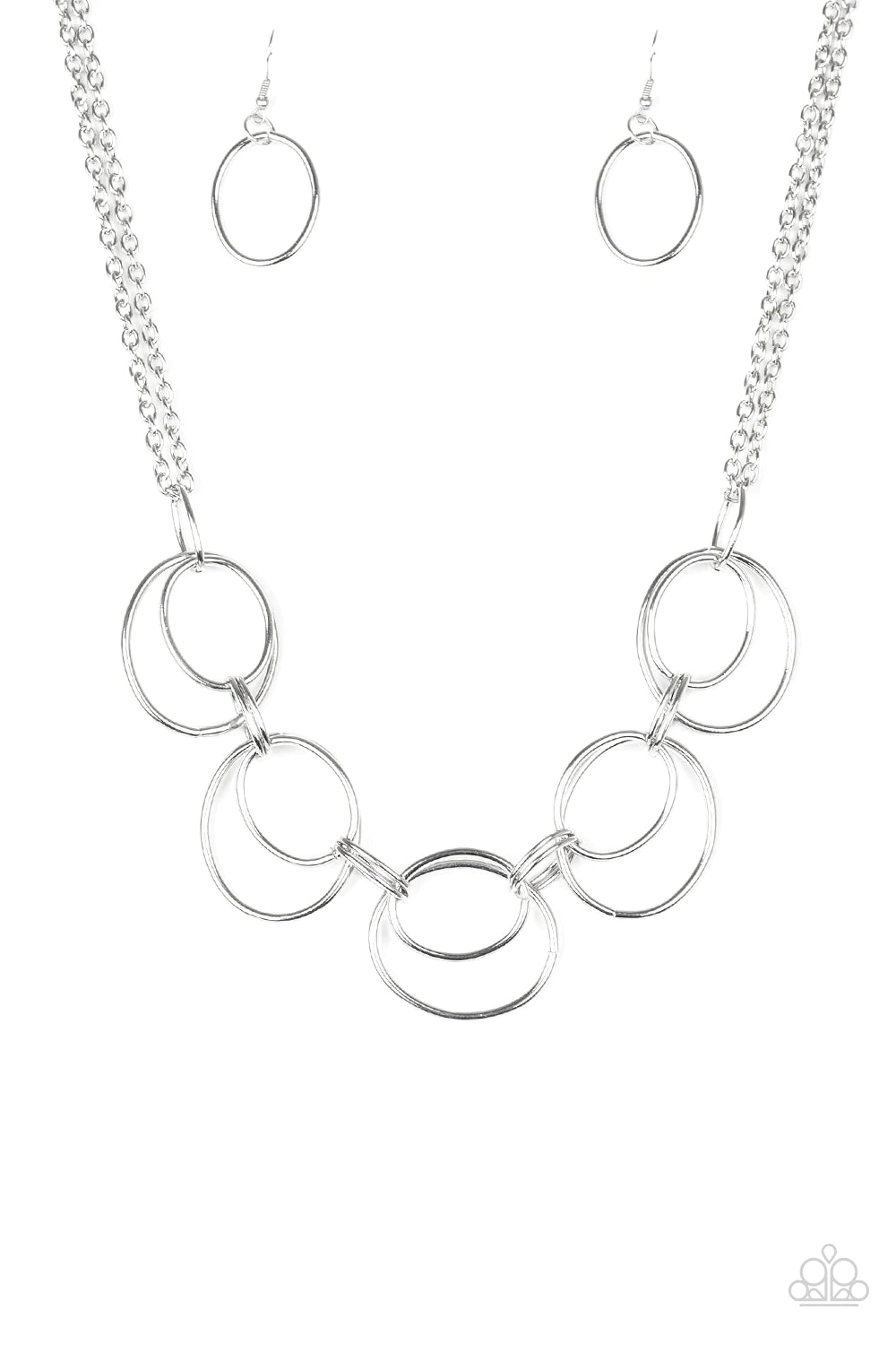 Urban Orbit - Silver Necklace