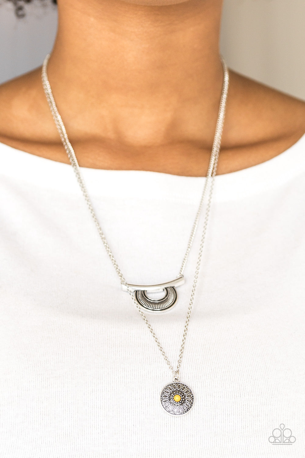 Gypsy Go-Getter - Yellow Necklace