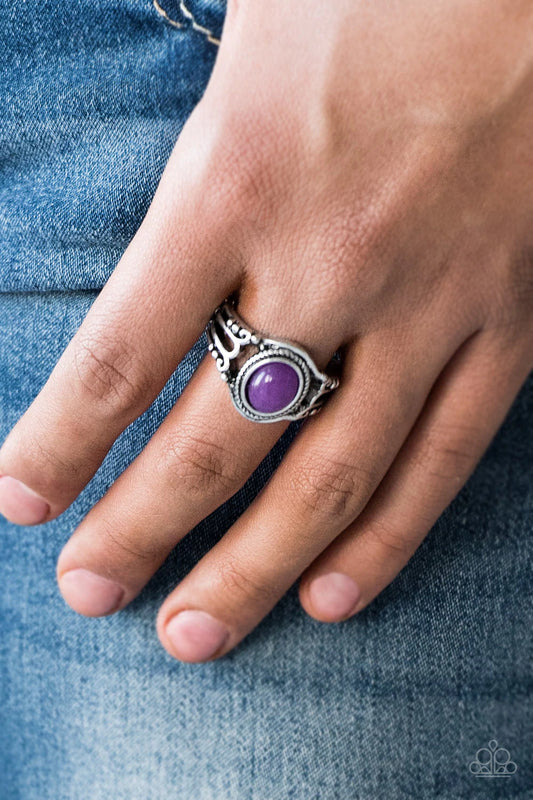 Peacefully Peaceful - Purple Ring