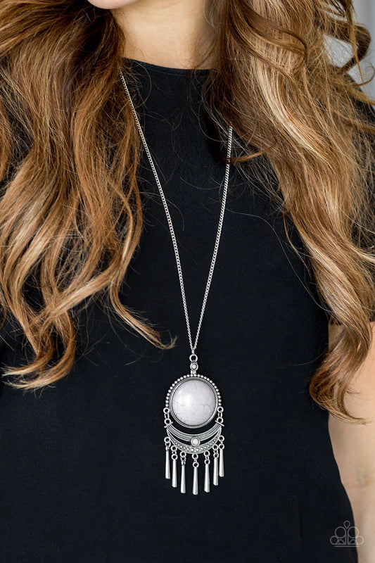 Rural Rustler - White Necklace