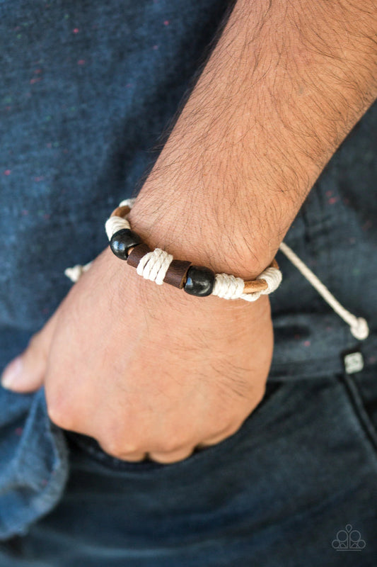 Back In The Backwoods - Black Bracelet
