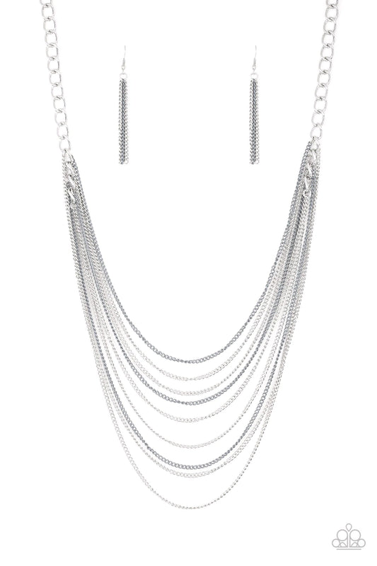 Rebel Rainbow - Silver Necklace