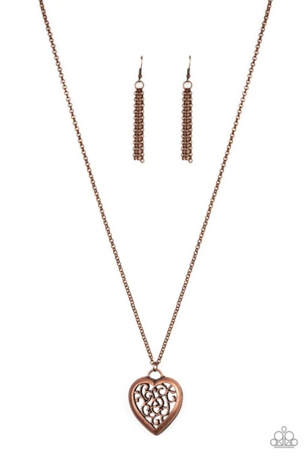 Victorian Valentine - Copper Necklace