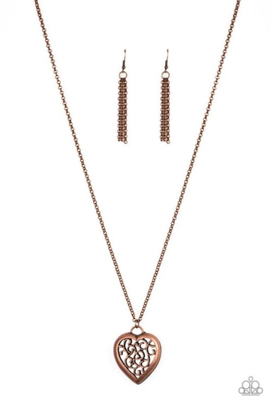Victorian Valentine - Copper Necklace