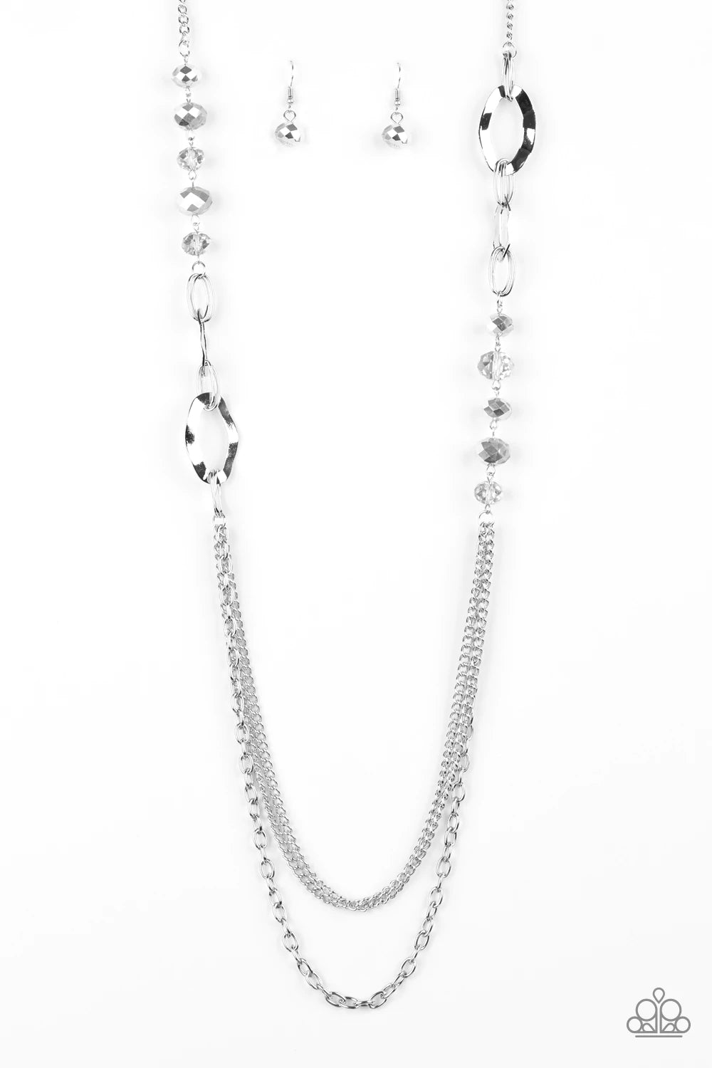 Modern Girl Glam - Silver Necklace