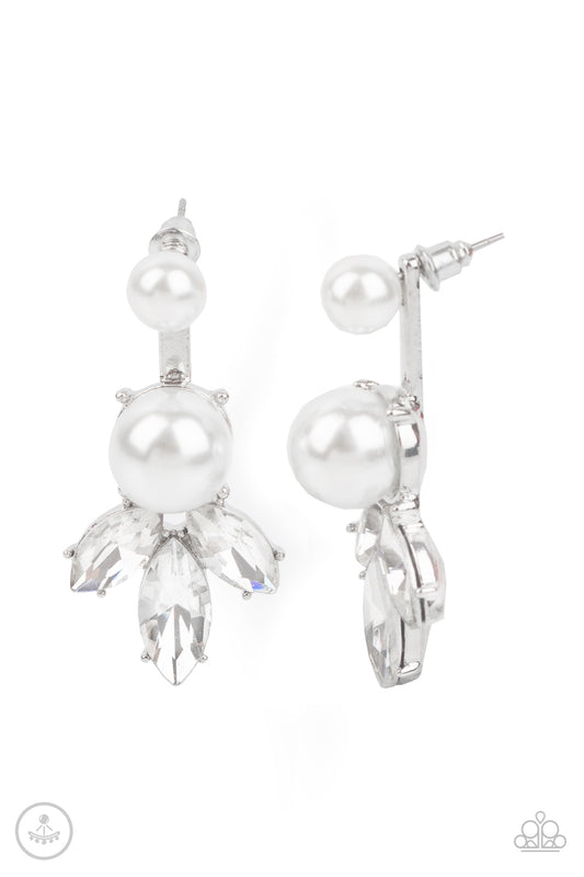 Extra Elite - White Earrings