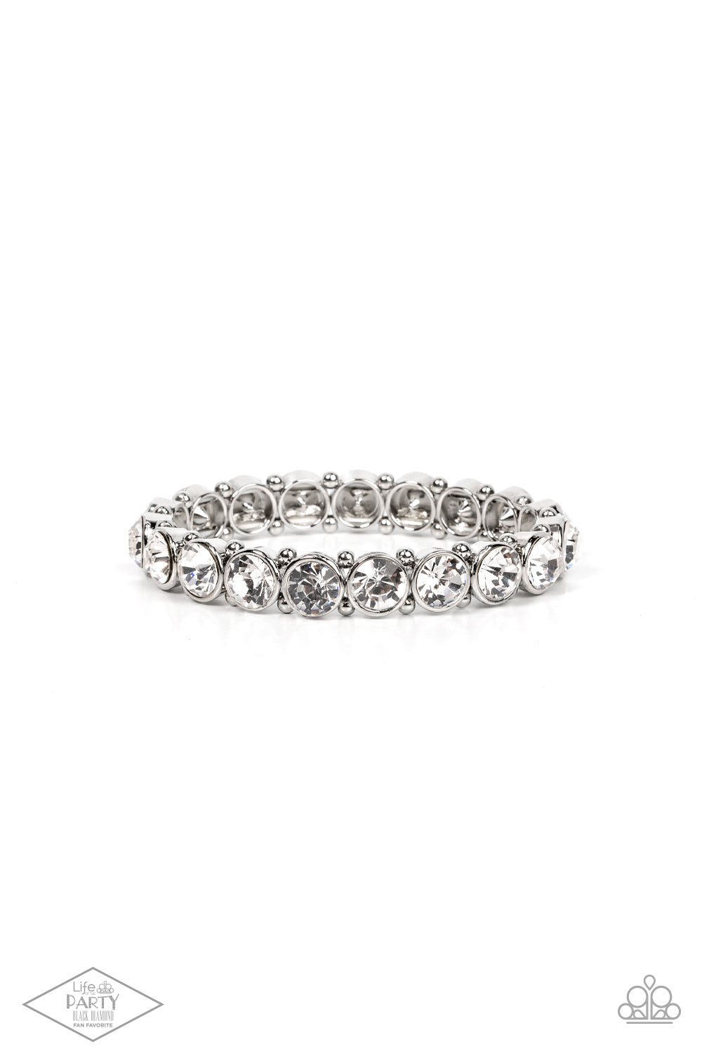 Sugar-Coated Sparkle - White Bracelet