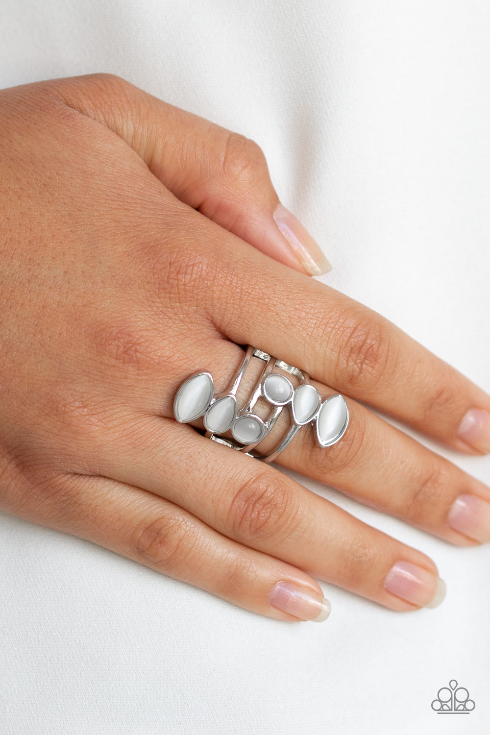Wraparound Radiance - White Ring