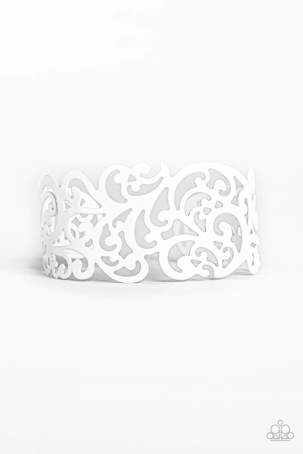 Vine and Dash - White Bracelet