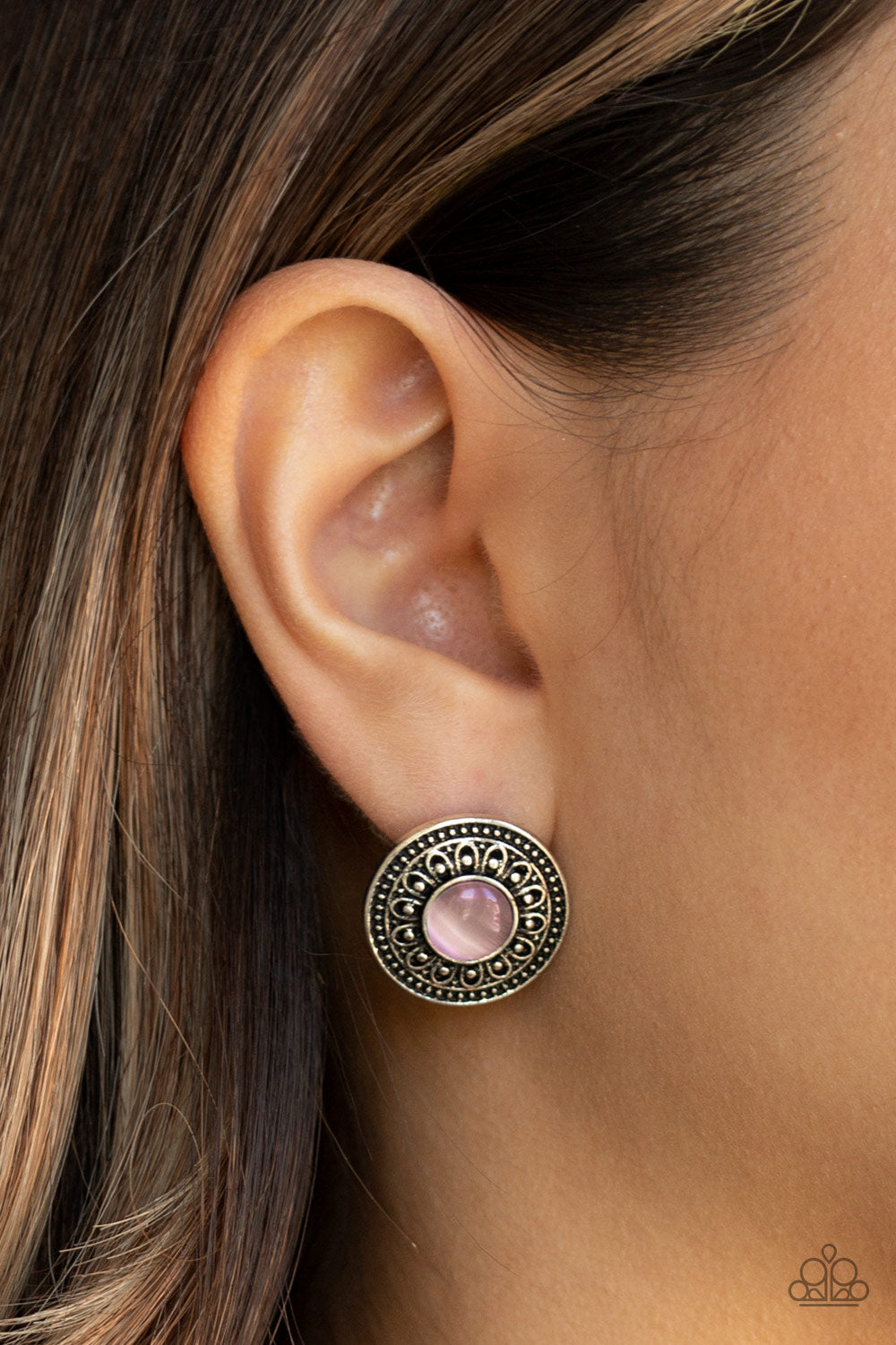Fine Flora - Pink Earrings