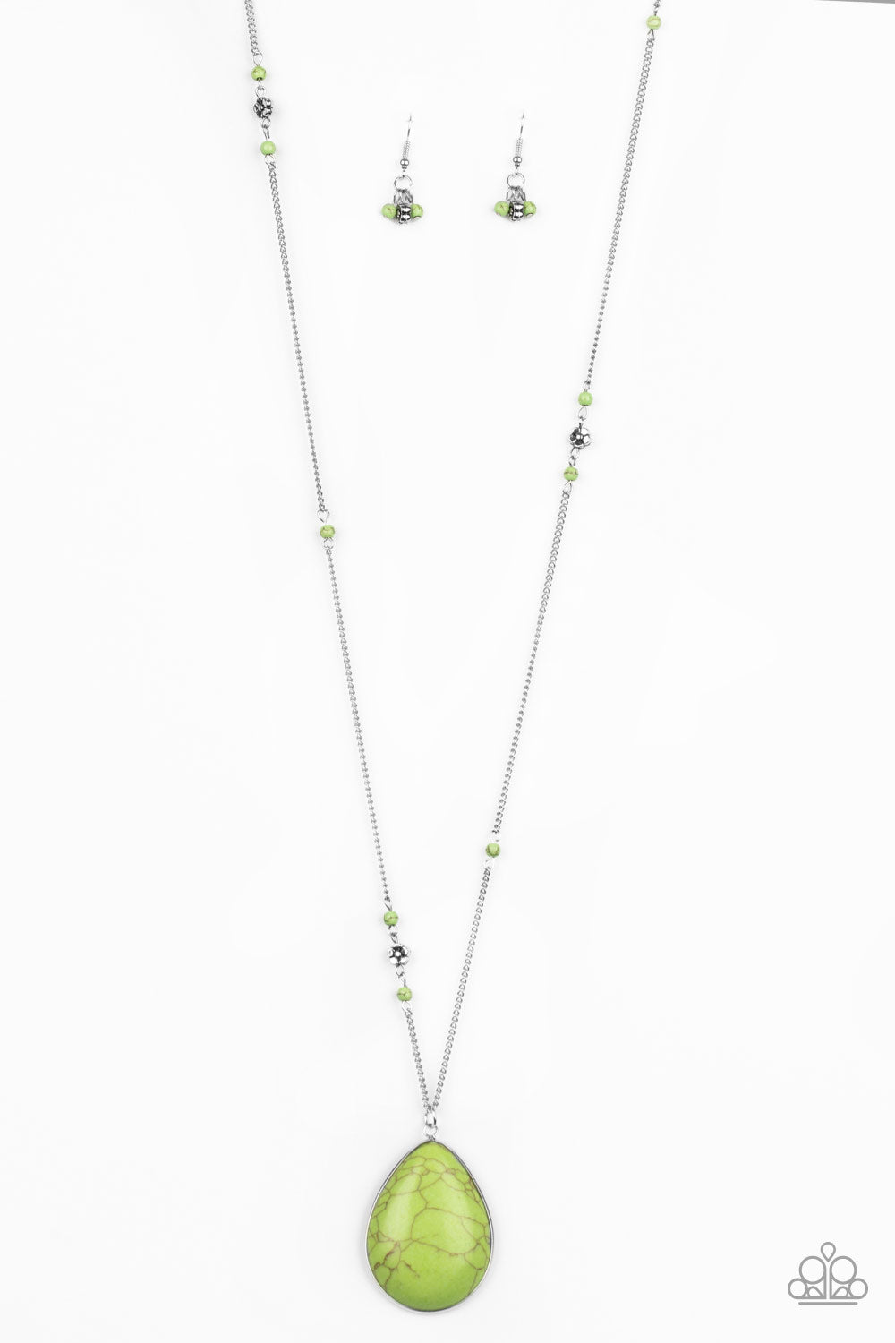 Desert Meadow - Green Necklace