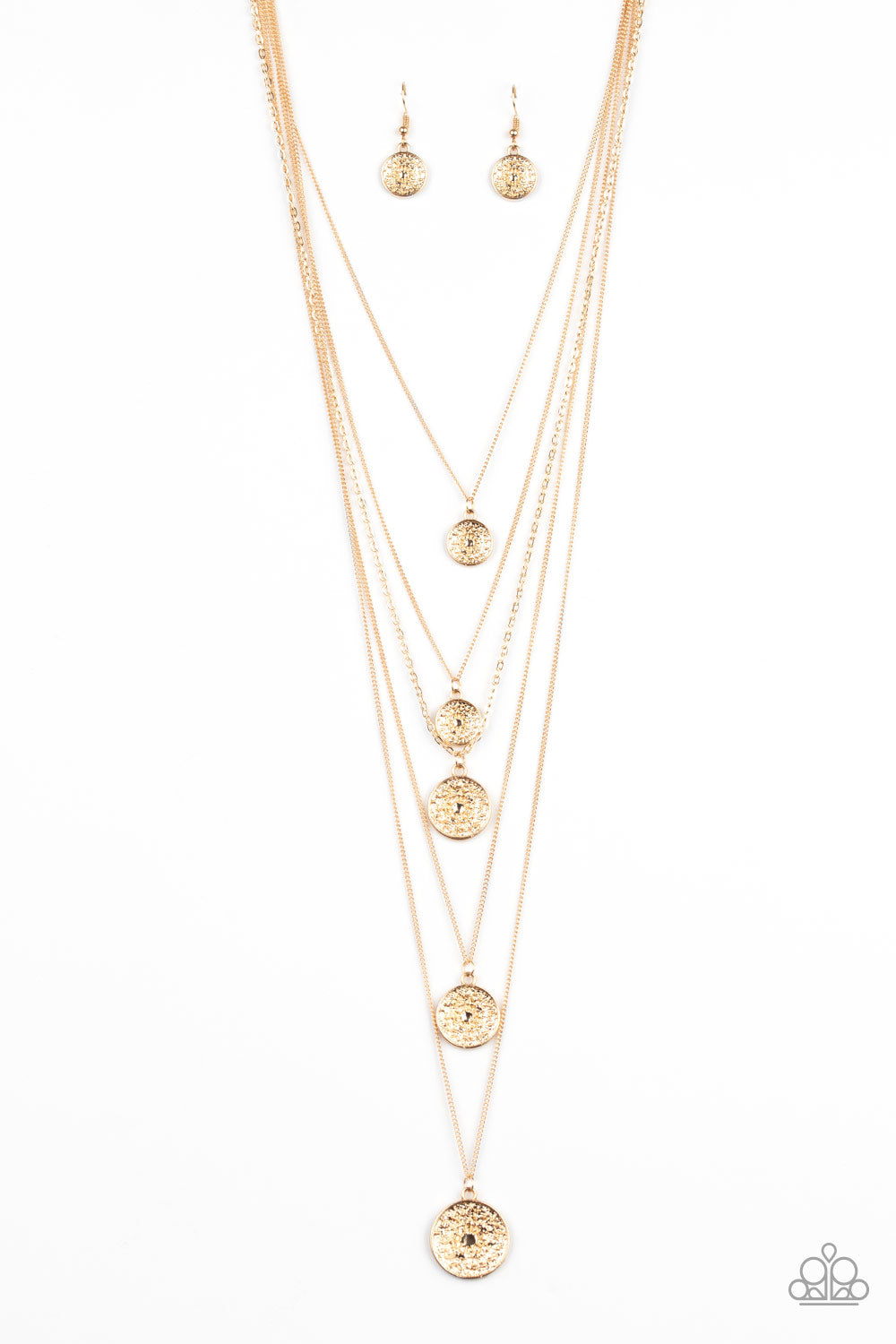 Medallion Marvel - Gold Necklace
