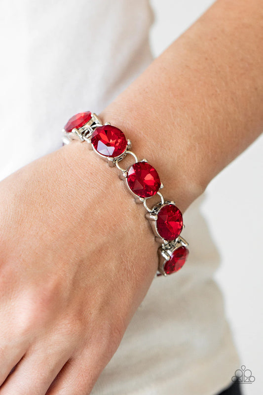 Mind Your Manners - Red Bracelet