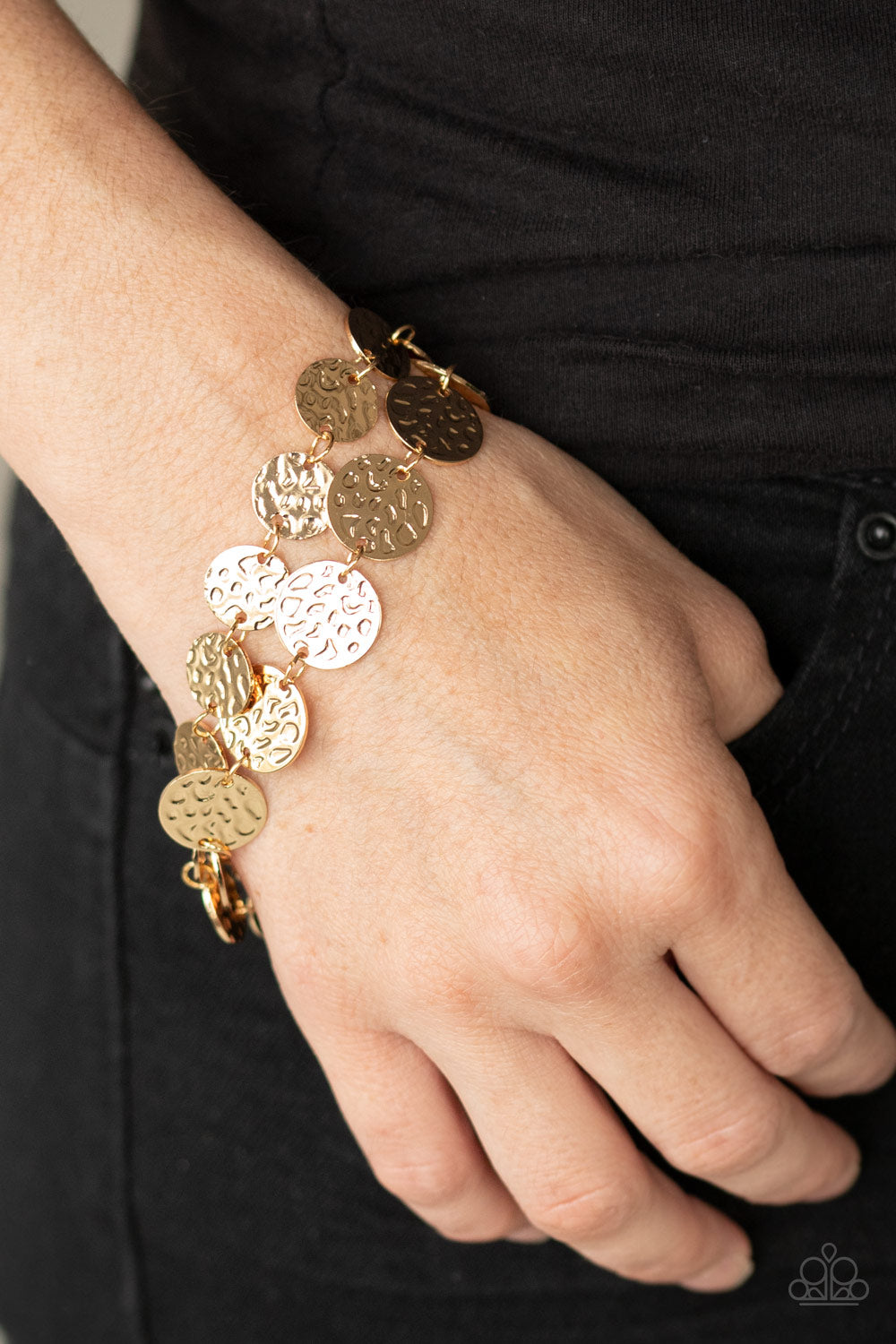 Rooted To The SPOTLIGHT - Gold Braclet