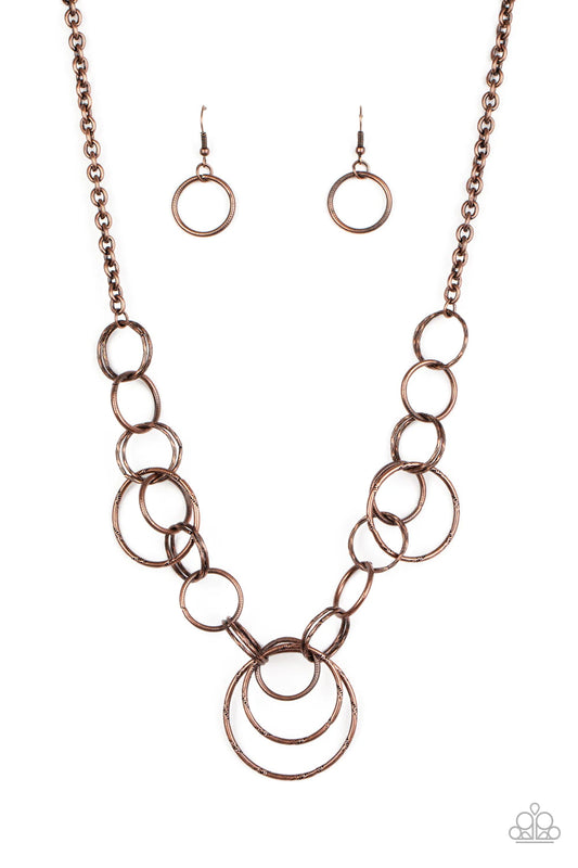 Ringing Relic Copper Necklace