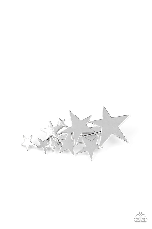 She STAR-ted It! - Silver hair Clip
