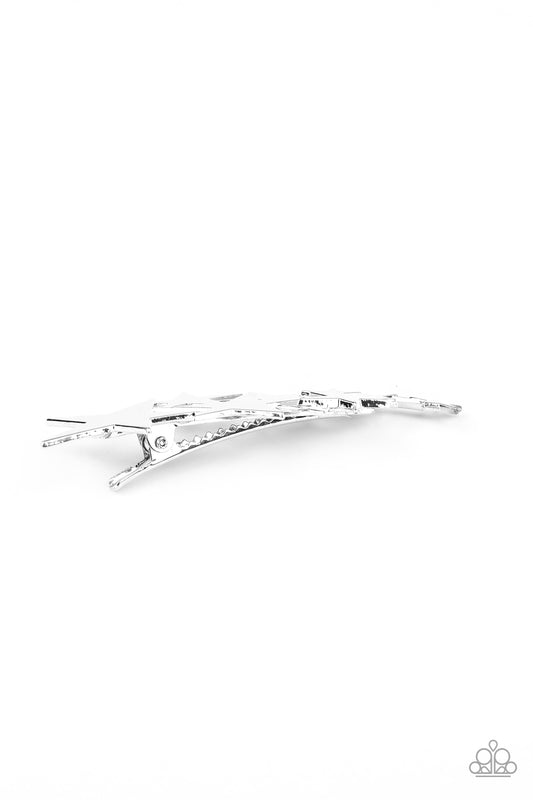 She STAR-ted It! - Silver hair Clip