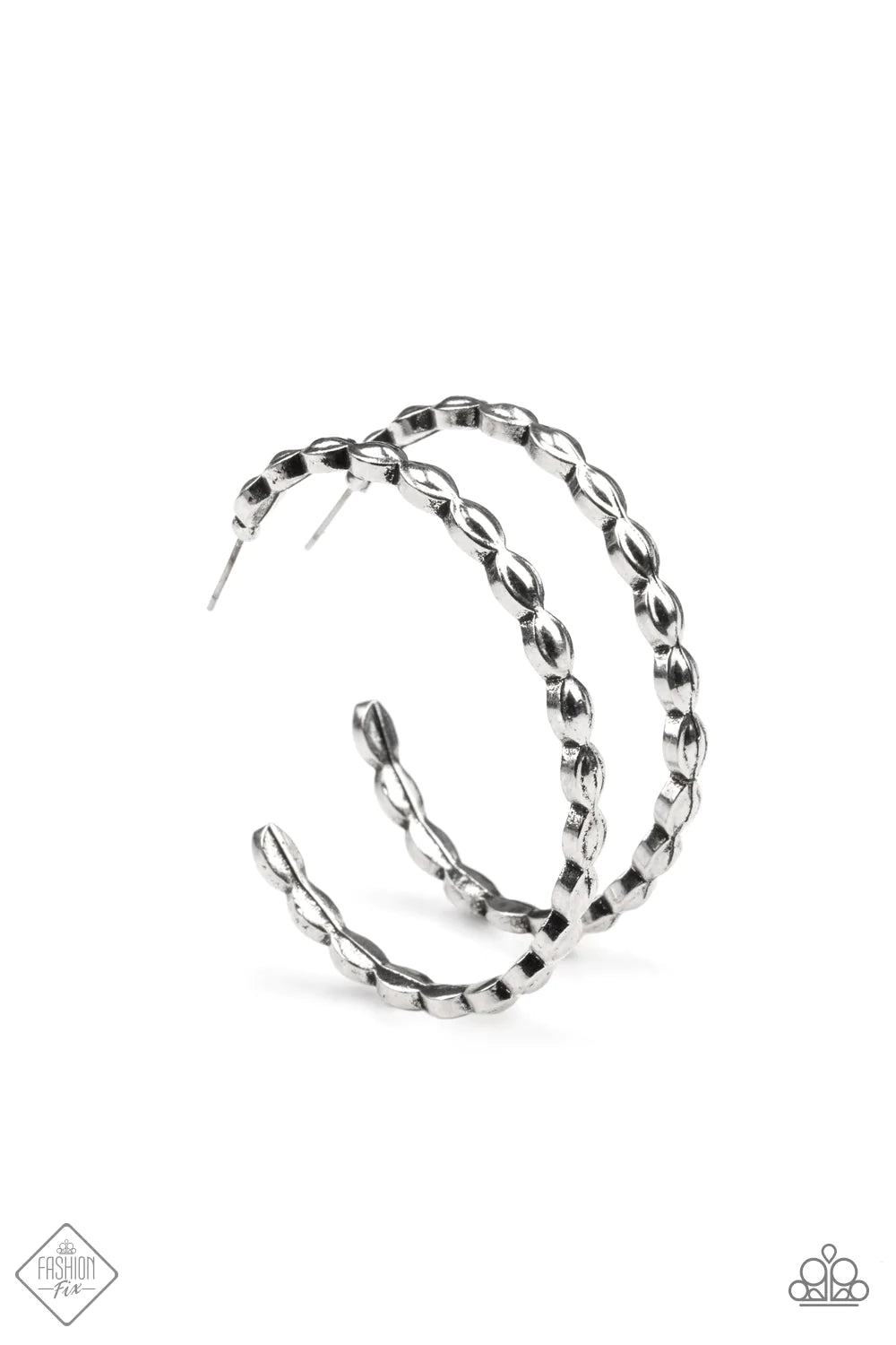 Hoop Hype - Silver Earrings