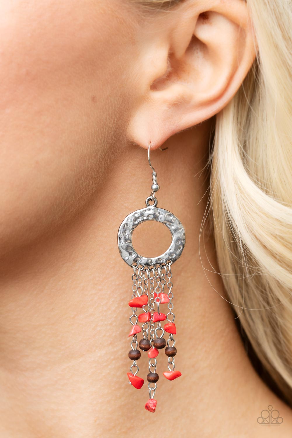 Primal Prestige - Red Earrings