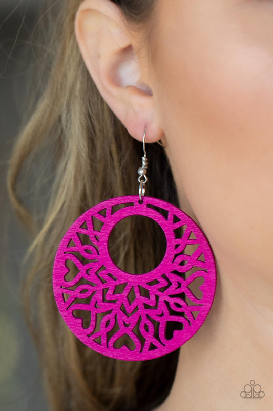 Tropical Reef - Pink Earrings