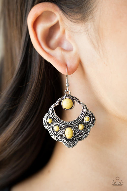 Saguaro Sunset - Yellow Earrings