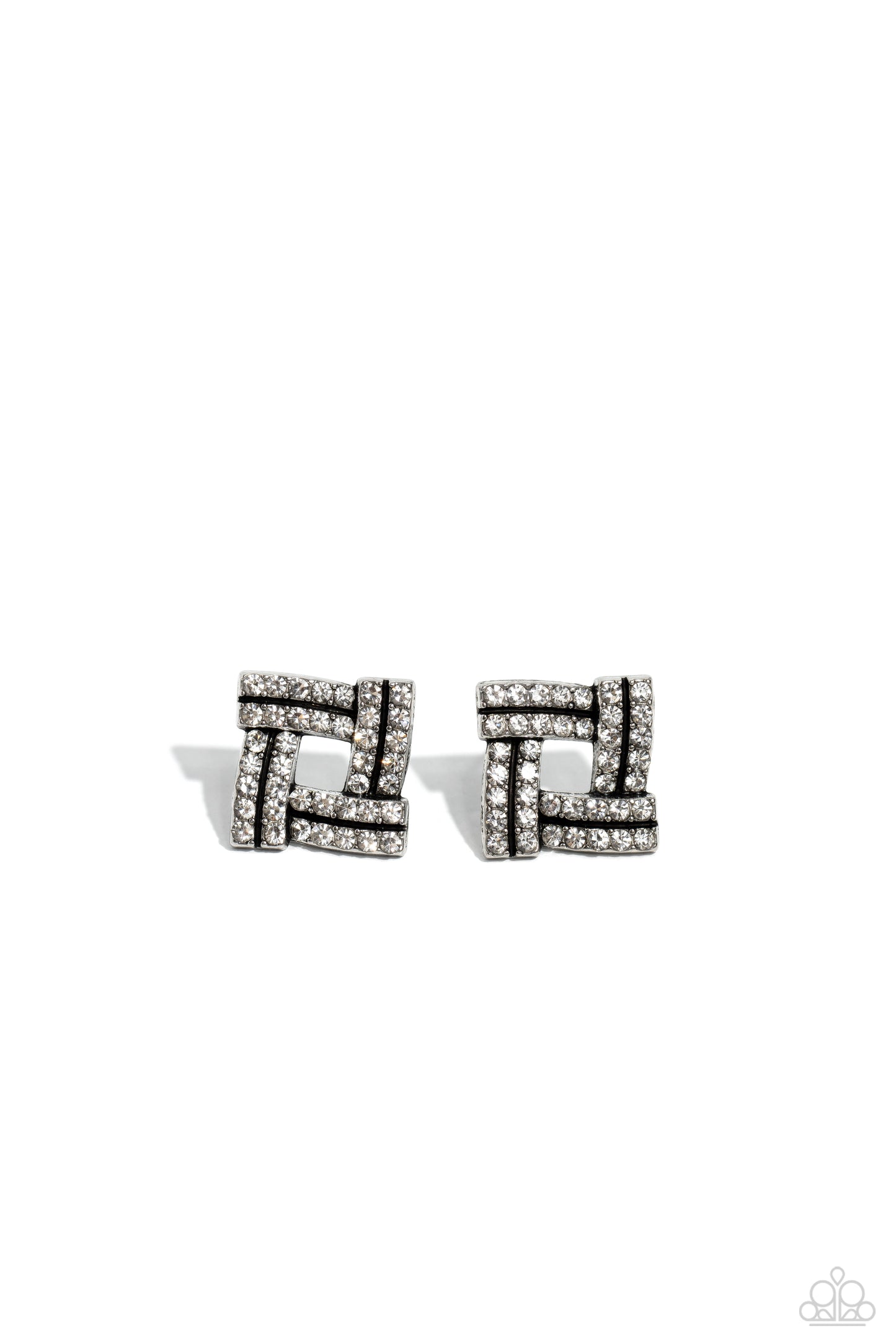 Times Square Scandalous - White Earrings