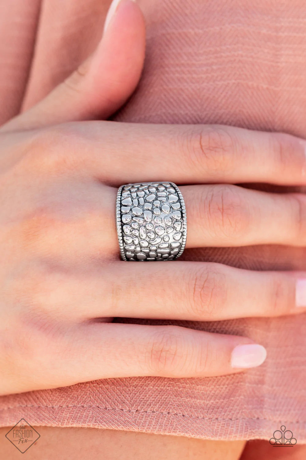 Dotted Decorum - Silver Ring