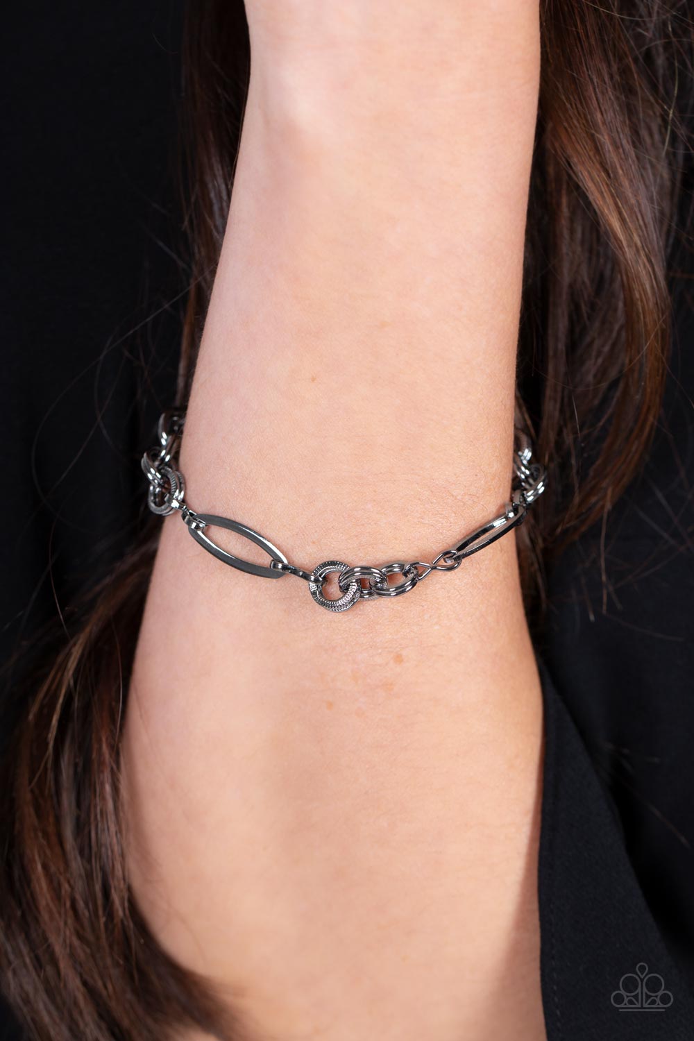 Chic Charmer - Black Bracelet