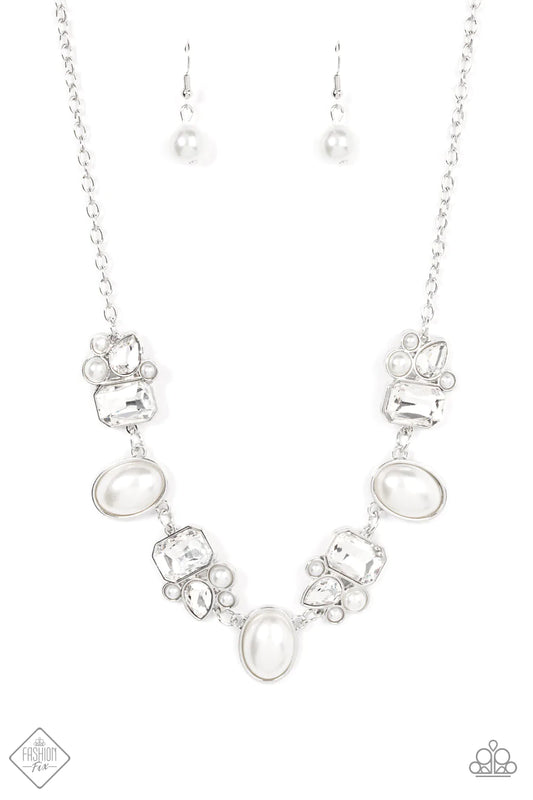 Sensational Showstopper - White Necklace