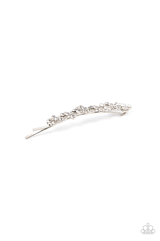 Starry Sprinkles - White Bobby Pin