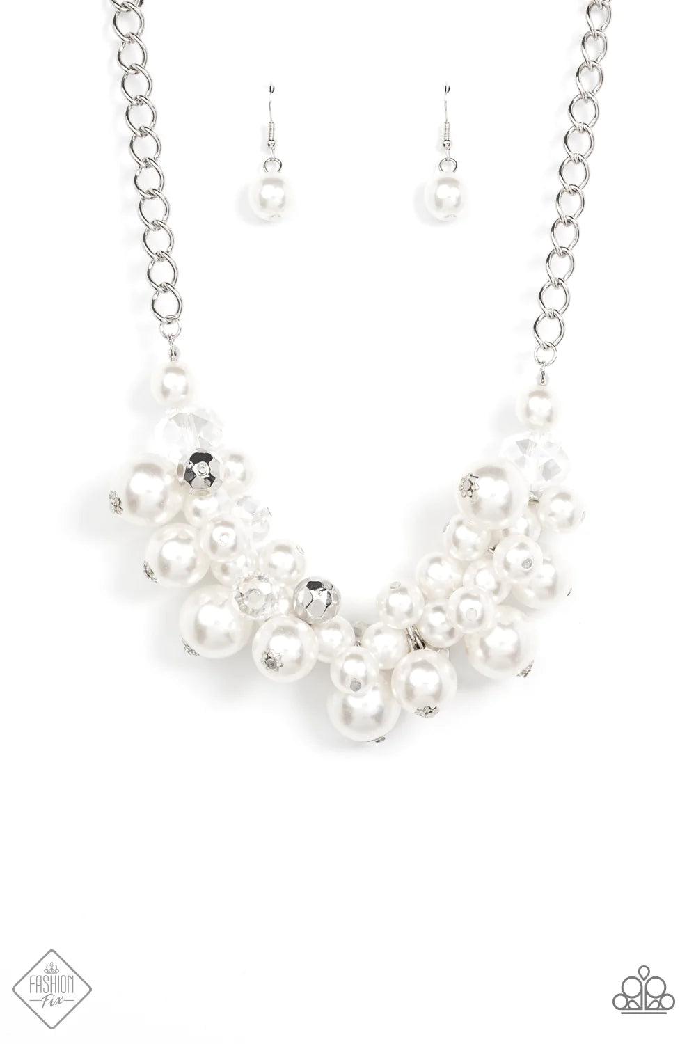 Romantically Reminiscent - White Necklace