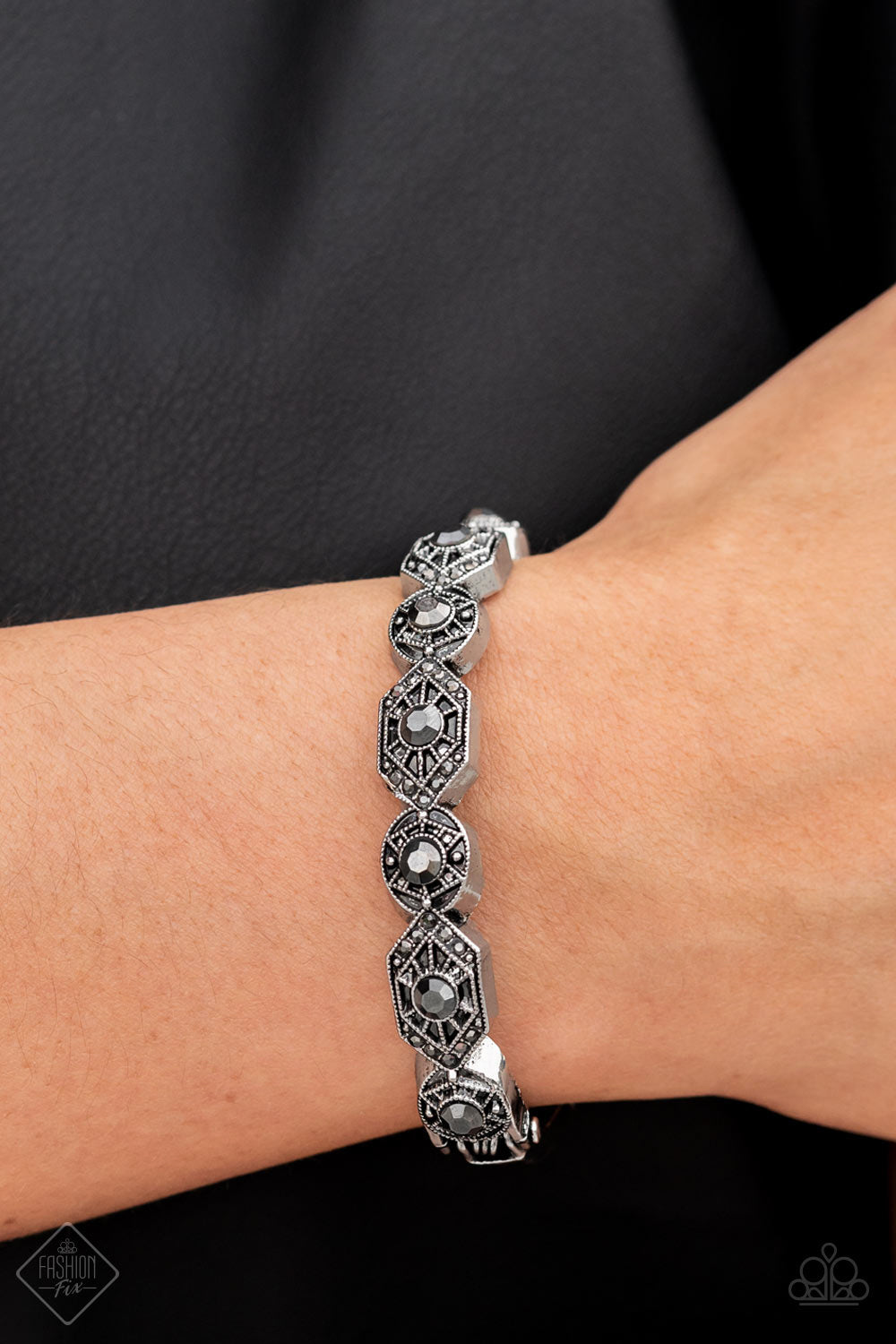 Eye-Opening Opulence - Silver Bracelet