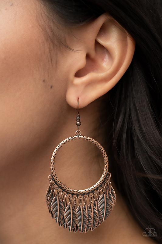 FOWL Tempered - Copper Earrings