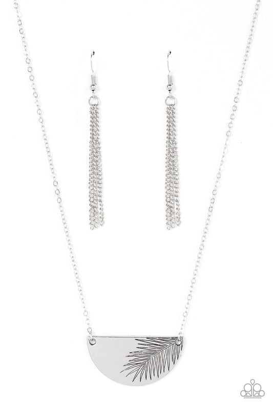 Cool, PALM, and Collected - Silver Necklace