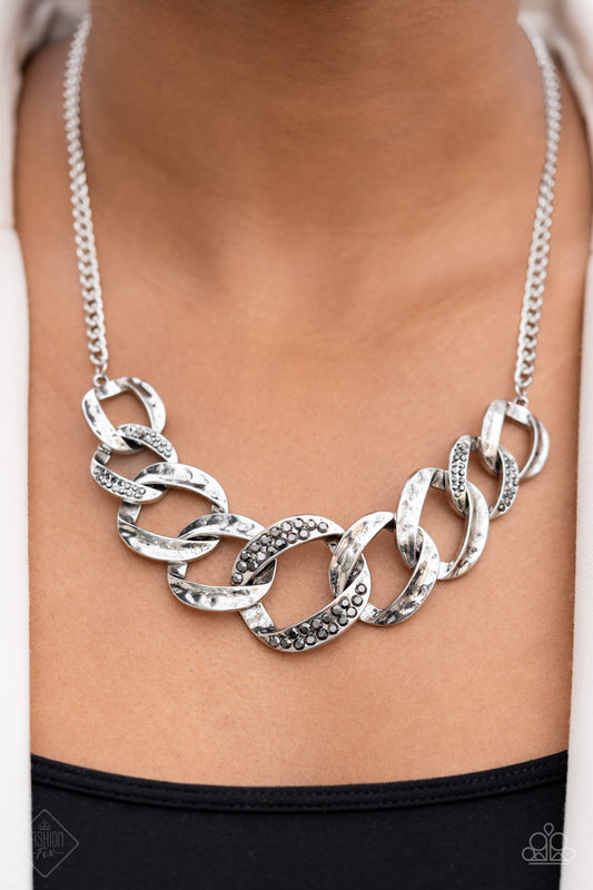 Bombshell Bling - Silver Necklace