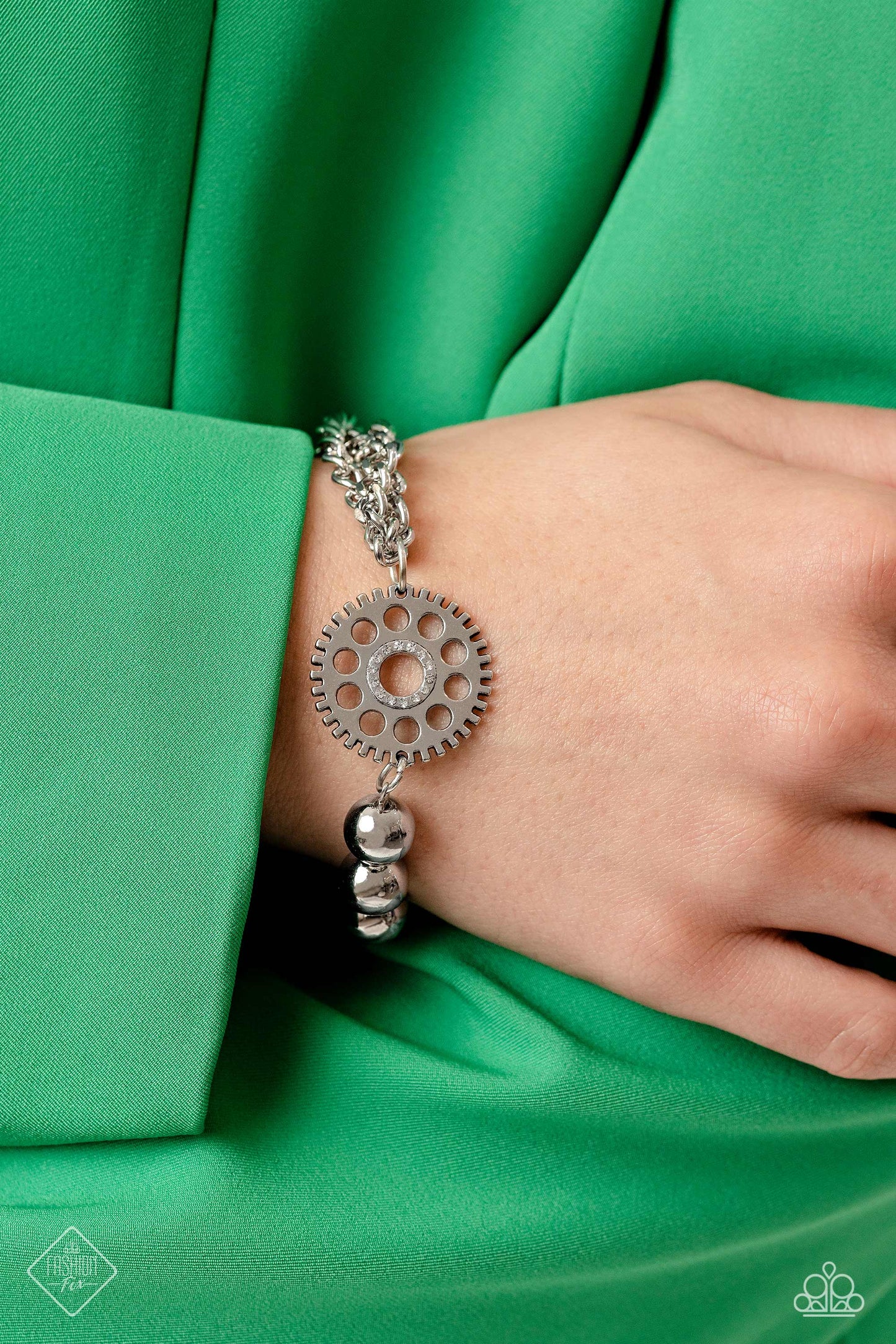 Age of STEAMPUNK - White Bracelet