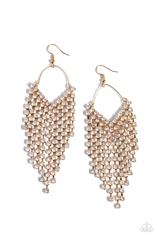 V Fallin - Gold Earrings