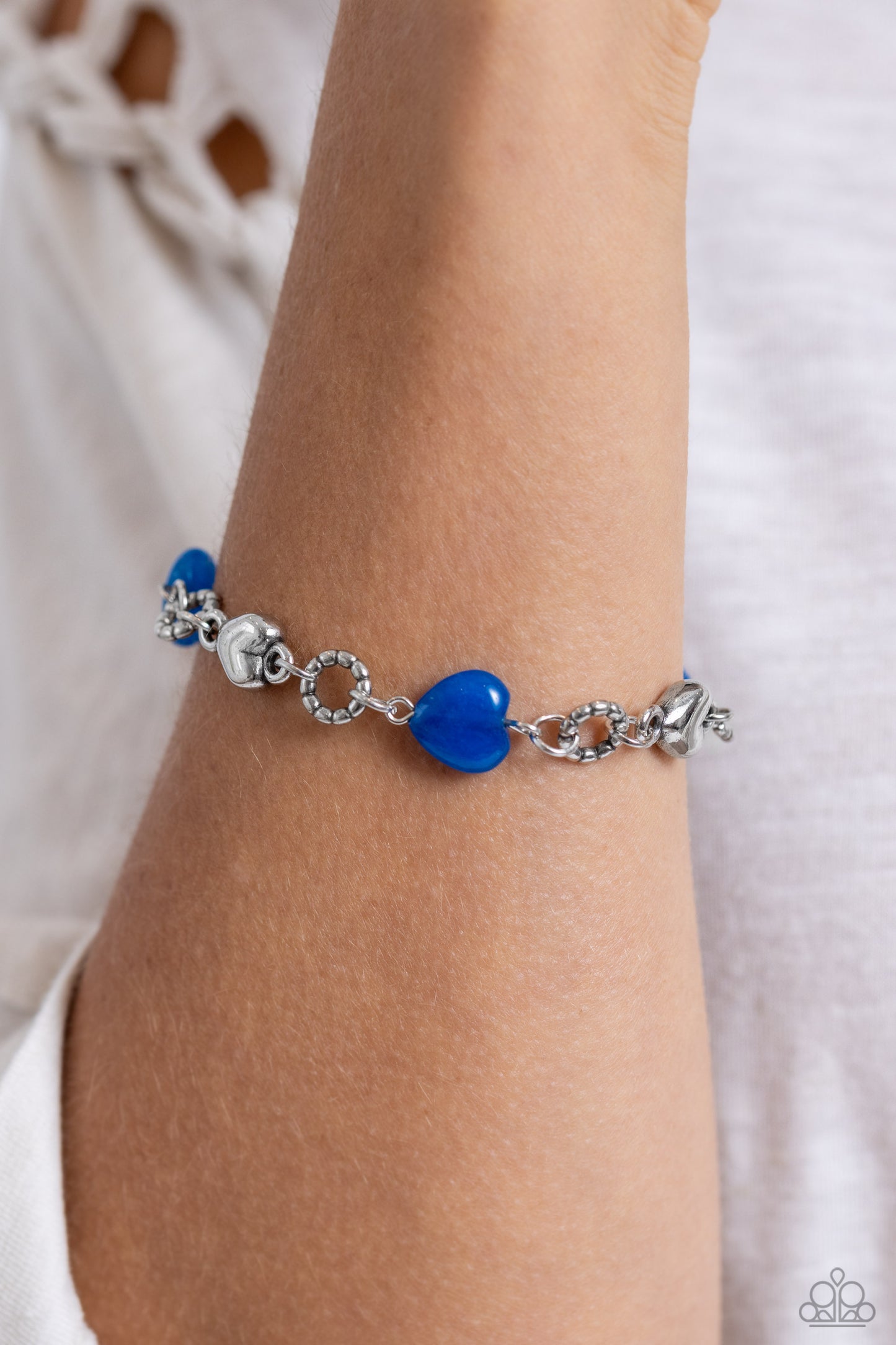 I Can Feel Your Heartbeat - Blue Necklace