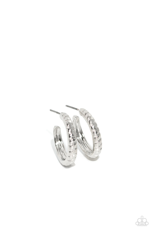Curvy Charisma - Silver Earrings