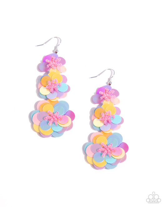 Beaded Bouquet - Multi Earrings