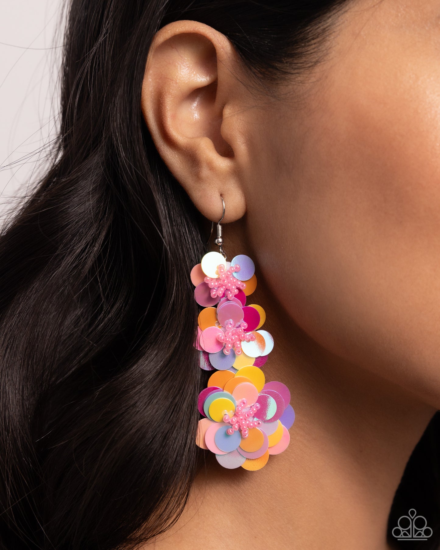 Beaded Bouquet - Multi Earrings